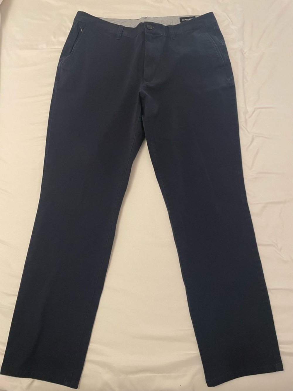 Bonobos Men's Navy Straight-Leg Dress Pants